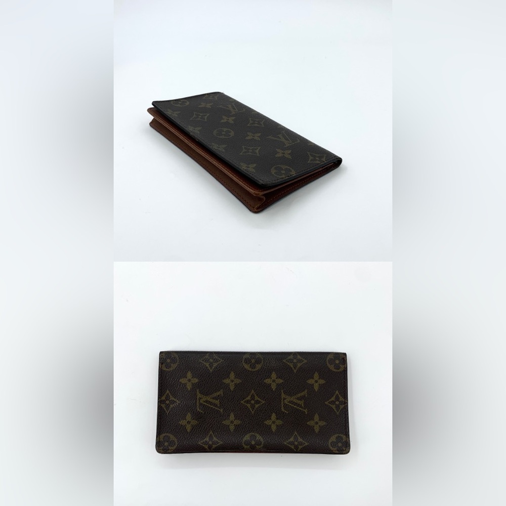 Louis Vuitton Brown and Tan Monogram wallet